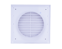 Return Air Grill with Connection Flange 125mm