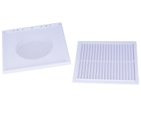 Return Air Grill with Connection Flange 125mm