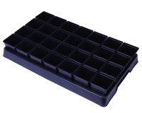 Transport Tray incl. 28 Square pots 0,25L