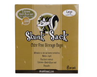 Skunk Sack Ziplock Bags large 178 x 190mm - 6-pcs