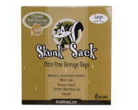 Skunk Sack Druckverschlussbeutel Large 178 x 190mm - 6er...