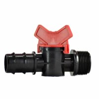 Water Shut off Valve 16mm to 3/4 Inch