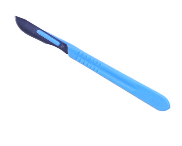 Kunststoff Skalpellhalter mit Klinge