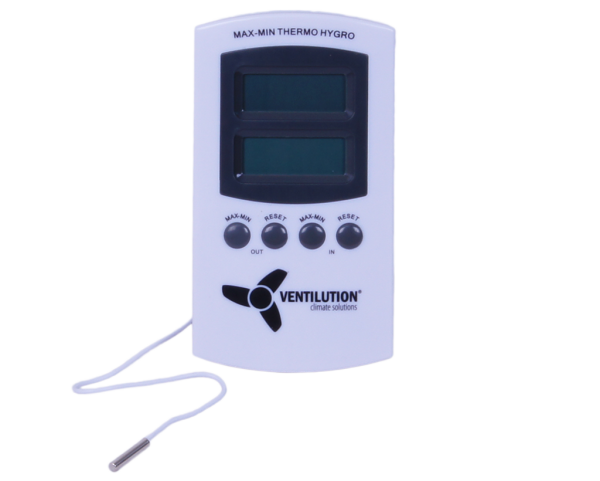 Ventilution Hygrometer/Thermometer with external Sensor