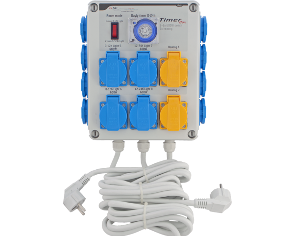 GSE Timer Box 12 x 600W + Heizung / 220V