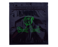 Skunk Sack Black Ziplock Bags large 178 x 190mm - 6-pcs