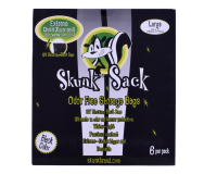 Skunk Sack Black Ziplock Bags large 178 x 190mm - 6-pcs