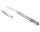 Edelstahl Skalpellhalter mit 2 Klingen