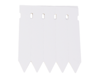 White Plug Lables 40-pcs