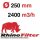 Rhino Pro Aktivkohlefilter 250mm - 2400m³/h